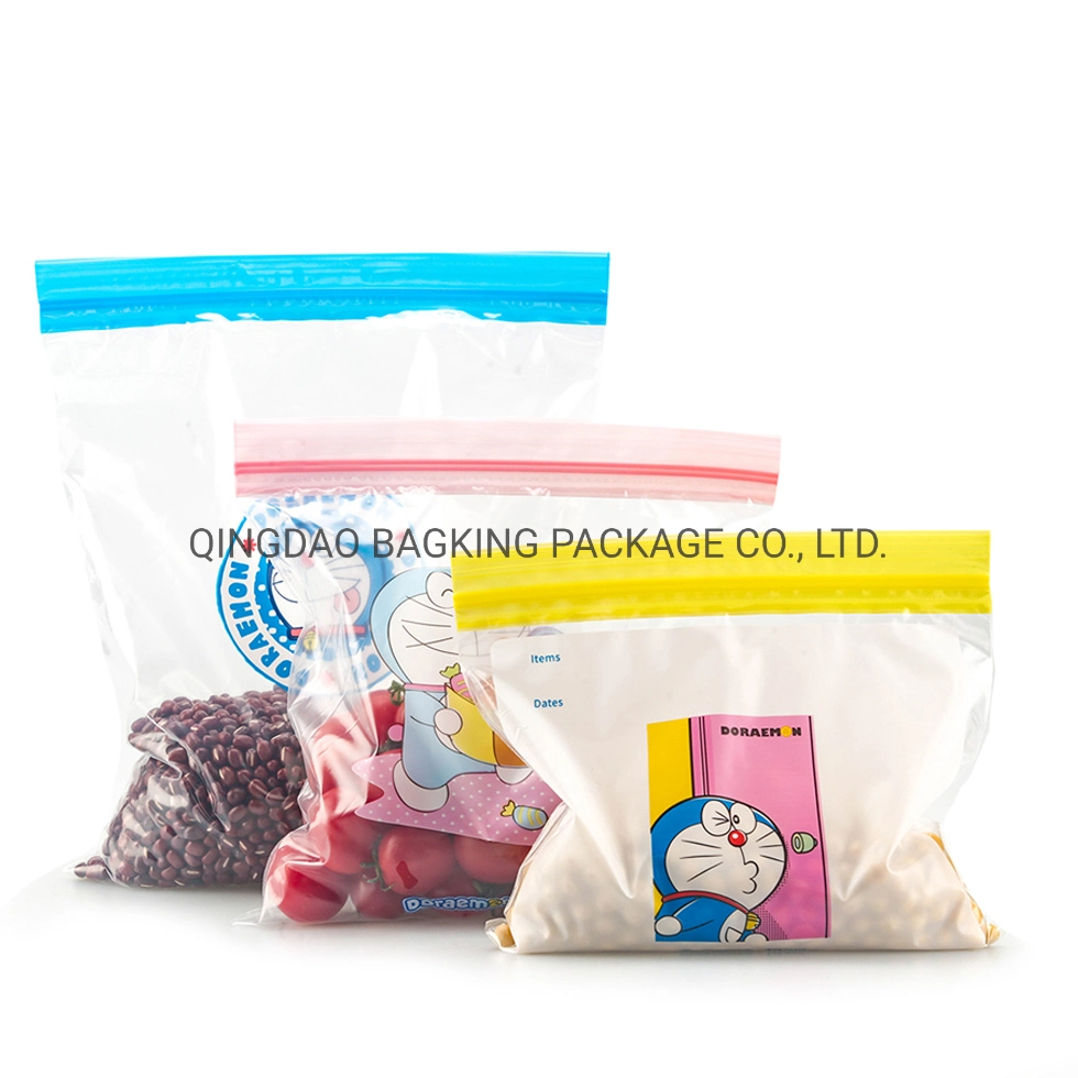 Custom Cheap LDPE Apple Baggies Small Plastic Packing Mixed Mini Zip Lock Resealable Baggy Plastic Package with Zipper
