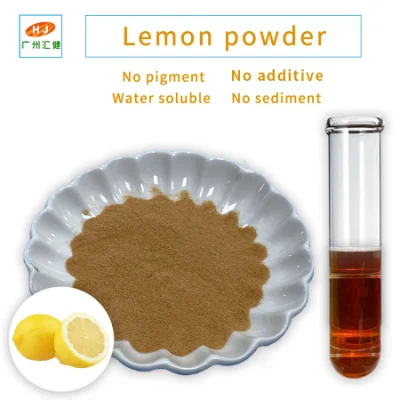 Polvo de fruta de limón secado por aspersión orgánico 100% natural